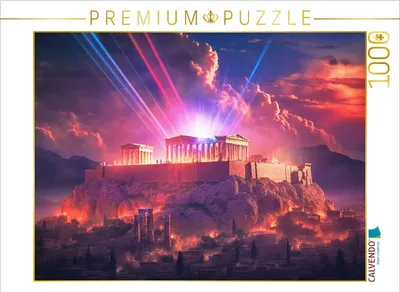 Produktbild von CALVENDO Puzzle Akropolis - Athen | 1000 Teile Lege-Größe 64x48cm Foto-Puzzle für glückliche Stunden