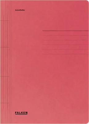 Image de Falken 80003775 Schnellhefter - A4, 250 Blatt, Manilakarton (RC), rot