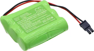 Image de TECHTEK Batterie compatible avec [Cobra] 5370, 5370 Alarm Sounder, 6422, 6422 Alarm Sounder remplace GP60AAH6YMX