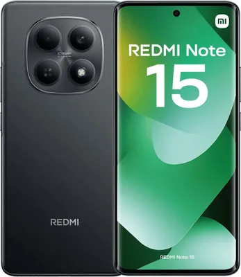 A marketing image showing the front and back of a smartphone, with promotional text on the screen.
