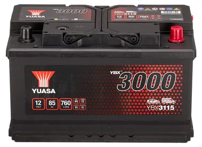 Produktbild von YUASA YBX3000 Starterbatterie 12V 85Ah 760A/EN L4 Batterie