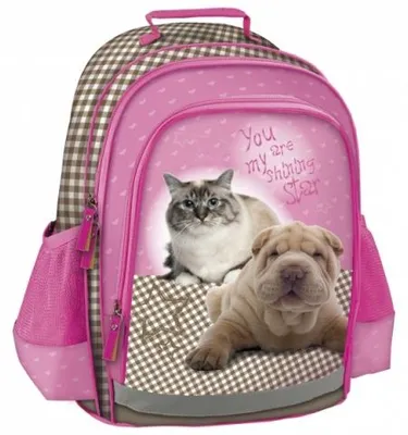 Produktbild von Derform Star Animals Schulrucksack PL15SA10 Pink