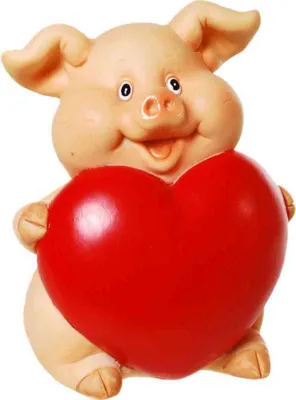 Produktbild von Sparschwein mit Herz, mit Pfropfen