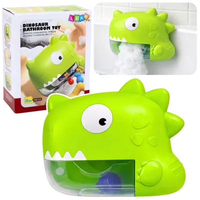 Produktbild von LeanToys Badespielzeug Hai Schaummaschine Grün