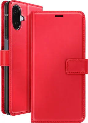 Produktbild von Mayaxess, Etui Galaxy A07 Brieftasche mit Handschlaufe & Ständer, Rot