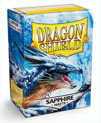 Immagine prodotto di Manicotti opachi Dragon Shield - Zaffiro (100 manicotti)