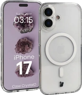 Produktbild von Bizon Case CrystalO Magnetic Apple iPhone 17 klar
