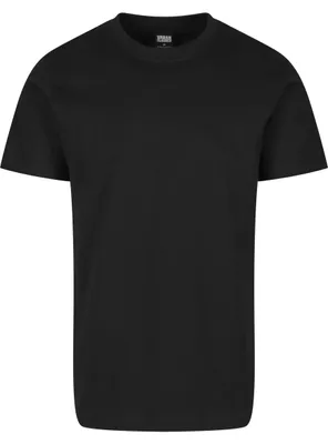 Productafbeelding van Urban Classics TB168 | Basic T-shirt voor heren - Kleur: Zwart - Maat: S