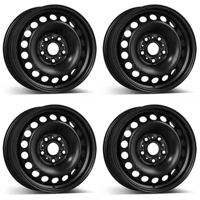 Productafbeelding van 4 stalen velgen, 6.0Jx15 inch, ET43, 5x112 boutgaten, geschikt voor Volkswagen Golf (set van 4)