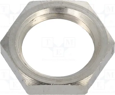 Productafbeelding van 5x Nickelplated M12 schroefdraad: metrisch, messing, 15mm. Draadstelsel: 1,5. 2712 fittingen