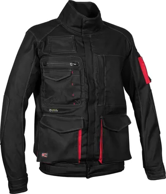 Produktbild von Cofra Arbeitsjacke 300 g/m², mit vielen Taschen schwarz 60