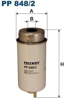 Produktbild von FILTRON Kraftstofffilter Serie PP 848/2
