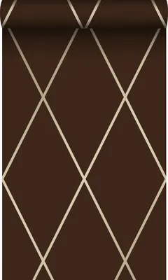 Produktbild von Origin Wallcoverings Tapete Karomuster Braun und Bronze - 345717 - 53 cm x 10,05 m