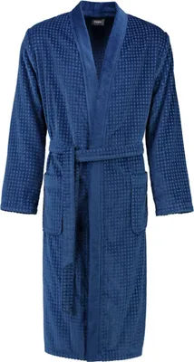 Produktbild von Cawö Herren-Kimono 3714 Uni Farbe saphir Größe 60