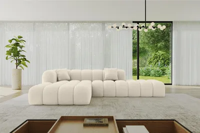 Produktbild von ALTDECOR Ecksofa in L-Form OLEA-L2 - 289x176x71 cm Dunkelgrau - Corner Sofa Bett Eckcouch Couch Wohnlandschaft Cauchsofa