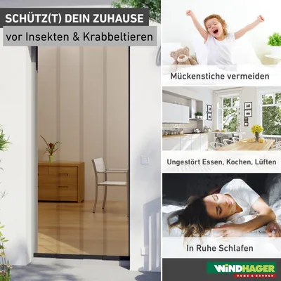 Produktbild von Türvorhang Easy 120 x 250 cm schwarz