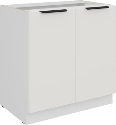 Produktbild von Unterschrank LUNARA mit zwei Türen – Breite 80 cm, weiß