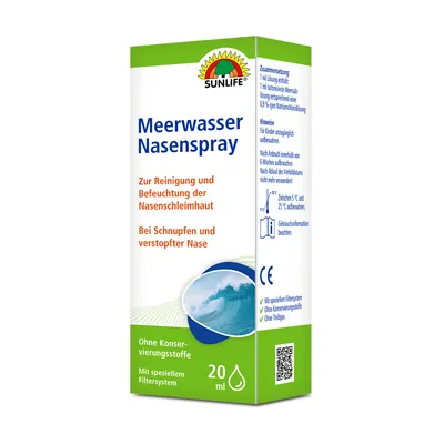 Produktbild von Meerwasser-Nasenspray SUNLIFE® ohne Konservierungsstoffe 1x20ml Spray