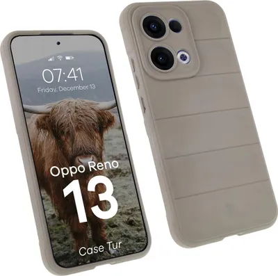 Produktbild von Bizon Case Tur Panzerhülle für Oppo Reno13, Hellgrau