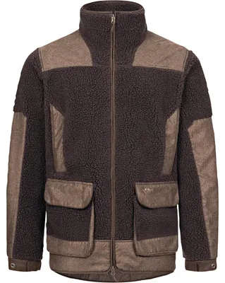 Produktbild von Sherpa Fleece Jacke Herren (Dunkelbraun) Größe S