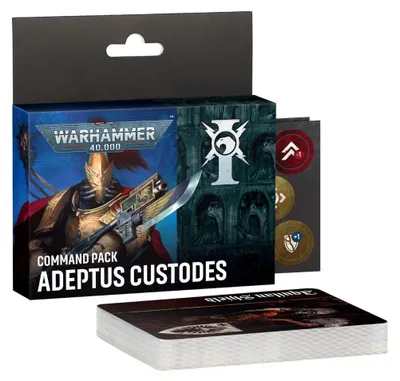 Produktbild von Warhammer 40.000 Adeptus Custodes Kommandoset, englische Version