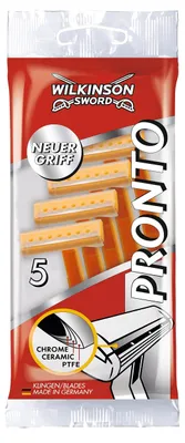 Obrázek produktu pro Wilkinson Sword Pronto Einwegrasierer mit Chrom 5er