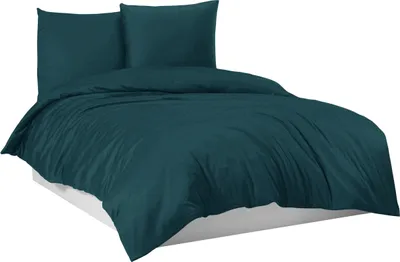 Produktbild von Mixibaby Flanell Feinbiber-Bettwäsche aus 100% Baumwolle - 4 Größen, Größe:200 x 200 cm, Farbe:Petrol