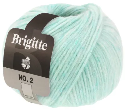 Produktbild von Lana Grossa BRIGITTE NO. 2 Wolle 50 g 140 m Alpaka Baumwolle Strickgarn Farbe 051 - Eisblau