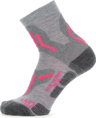 Produktbild von UYN Trekking 2IN Merino Lady light grey Anti-Blasen Wandersocken EU 41/42