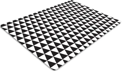 Produktbild von Stuhlunterlage Bürostuhlunterlage 120 cm x 90 cm Bodenmatte Bürostuhlunterlage - Dreiecke