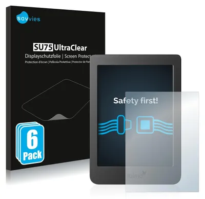 Produktbild von 6x Für Tolino Page 2 Schutzfolie Savvies Displayschutz Display Schutz Folie Klar Transparent