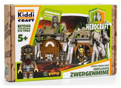 Image de Kit de construction « Mine des nains » avec squelette et figurines
