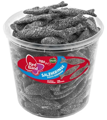 Produktbild von Red Band Salzheringe Lakritz 100 Stück, 1200g