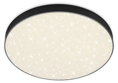Produktbild von LED Aufbauleuchte IP20 Sternenhimmel 24,5 W schwarz Metall-Kunststoff Briloner