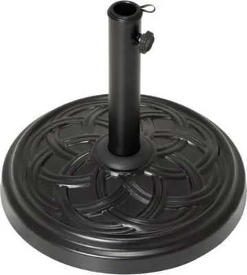 Obrázek produktu pro Podstavec na slunečník, kulatý, 15 kg, černý