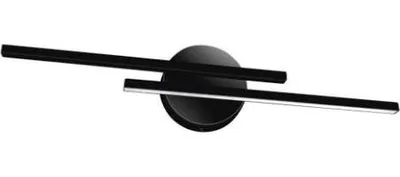 Image de Plafonnier LED 2x7W SMD IP44 Noir - Blanc Neutre 4000K - 5500K