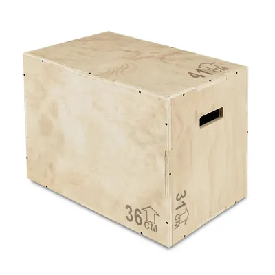 Zdjęcie produktu dla Plyo Box Divit SB6 drewniany box do skakania 31x36x41 cm
