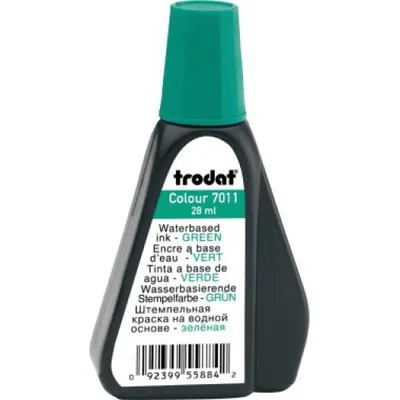 Produktbild von trodat Stempelfarbe grün 28ML 7011