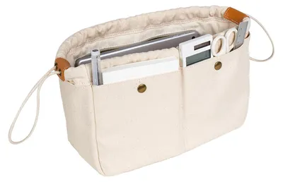 Imagen del producto de Omgoods: Bolsa organizadora para bolsos de mano, hecha de algodón