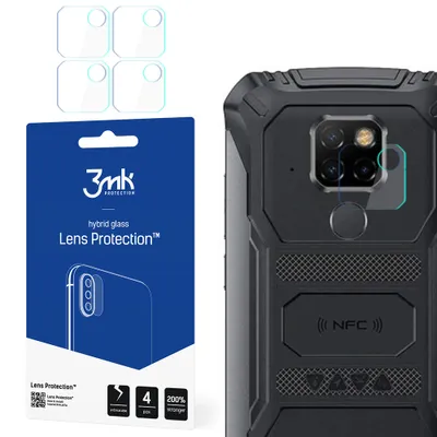 Produktbild von 3mk Hybridglas Lens Protection für Doogee S68 Pro Kamera Objektiv Kameralinse 0,16mm 6H (4 Stück)