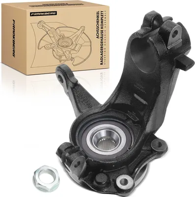 Immagine prodotto di Frankberg 1x cuscinetto ruota snodo sterzo completo asse anteriore sinistro per Peugeot 207 208 2008 Citroën C3 C4