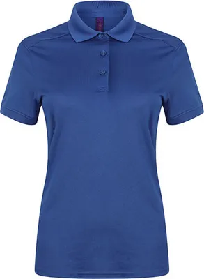 Produktbild von Henbury , Ladies´ Slim Fit Stretch Polo Shirt + Wicking Finish , Royal , L