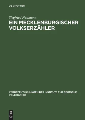 Produktbild von Ein Mecklenburgischer Volkserzähler