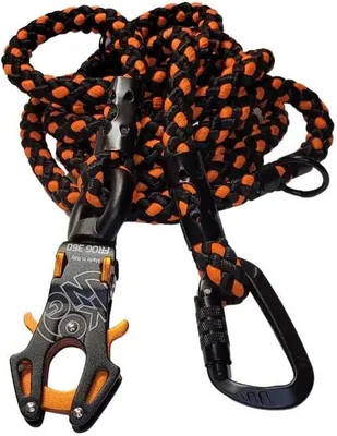 Obrázek produktu pro KONG přepínací vodítko pro psy 300 cm x 14 mm černo-oranžová
