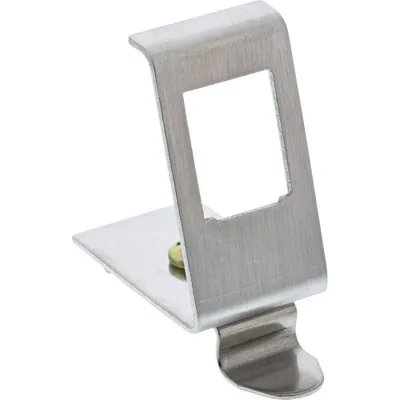 Produktbild von InLine Keystone SNAP-In Metall-Modulhalter, 1-fach für Hutschiene, Silber, 24 mm, 55 mm, 60 mm, 24 g, 25 mm