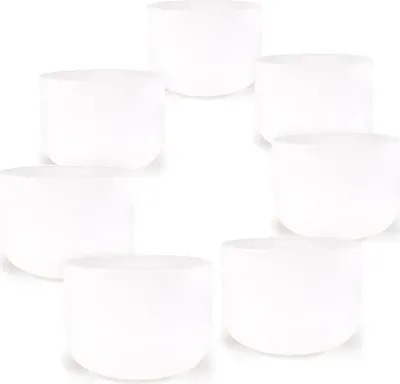 Produktbild von Kristallklangschalen Chakra SET 7 Klangschalen 432 Hz