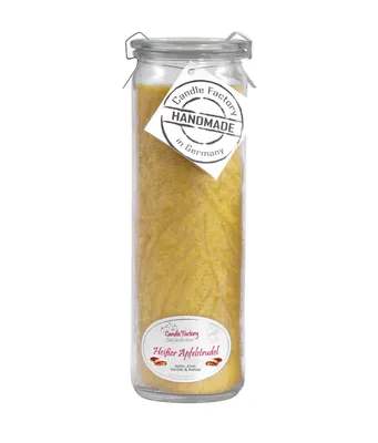 Produktbild von Big-Jumbo Kerze von Candle Factory im Glas mit Duft in tollen Farben : Heißer Apfelsrudel Mit Duft Big-Jumbo: Heißer Apfelsrudel