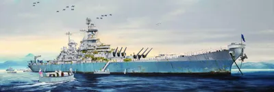 Produktbild von Trumpeter USS Missouri BB-63 1:200, 03705