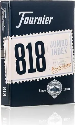 Produktbild von Fournier no 818 - 2 jumbo index red/blue