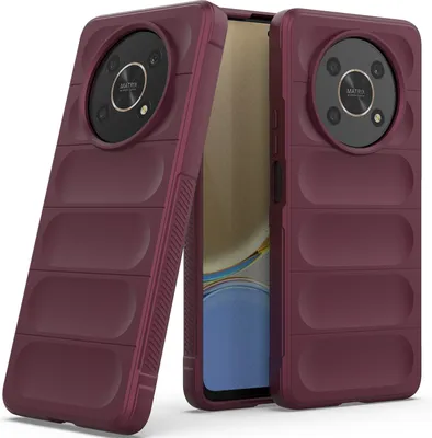 Produktbild von Honor X9 Hülle, Weich TPU Silikon Stossfest Anti-rutsch Schutzhülle für Honor X9 bordeaux